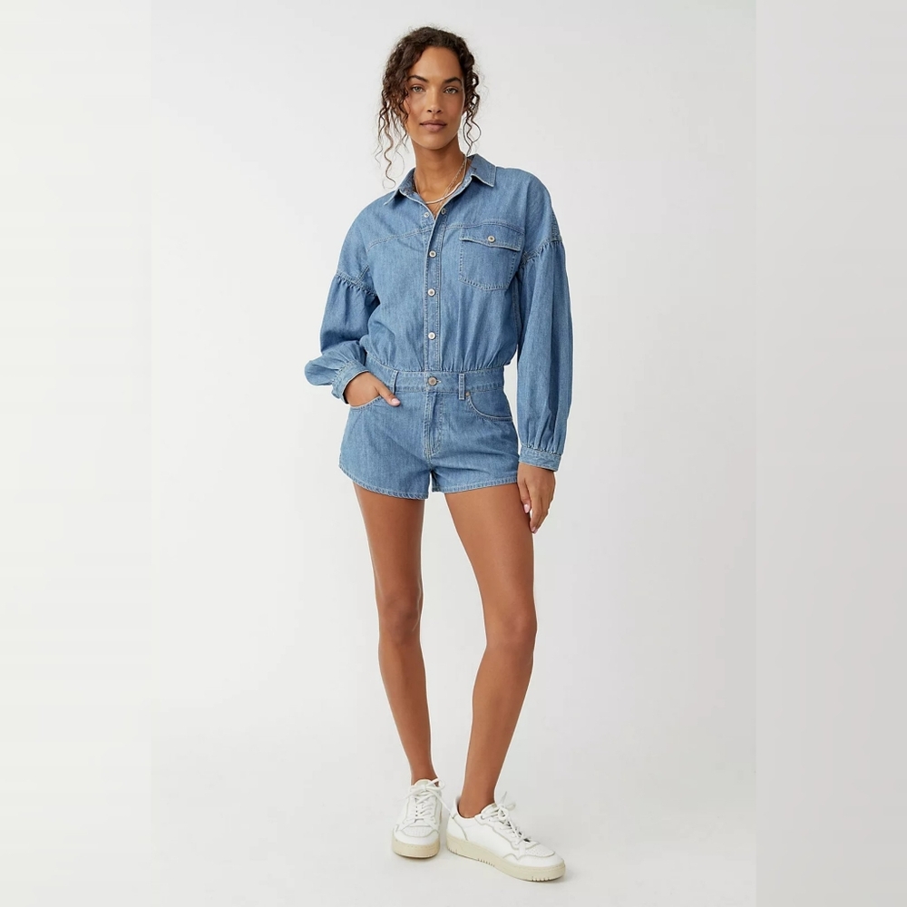 We The Free Zodiac Chambray One-Piece Size XL